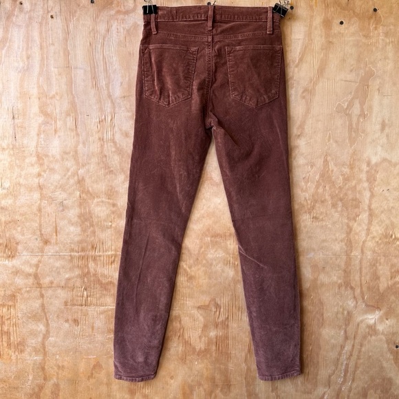 Frame Denim Le High Skinny Corduroy Pants in Butterscotch - Picture 6 of 14